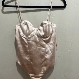 Zara satin body suit